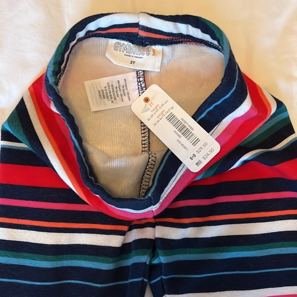 Gymboree warm & fuzzy striped leggings - Picture 3 of 4